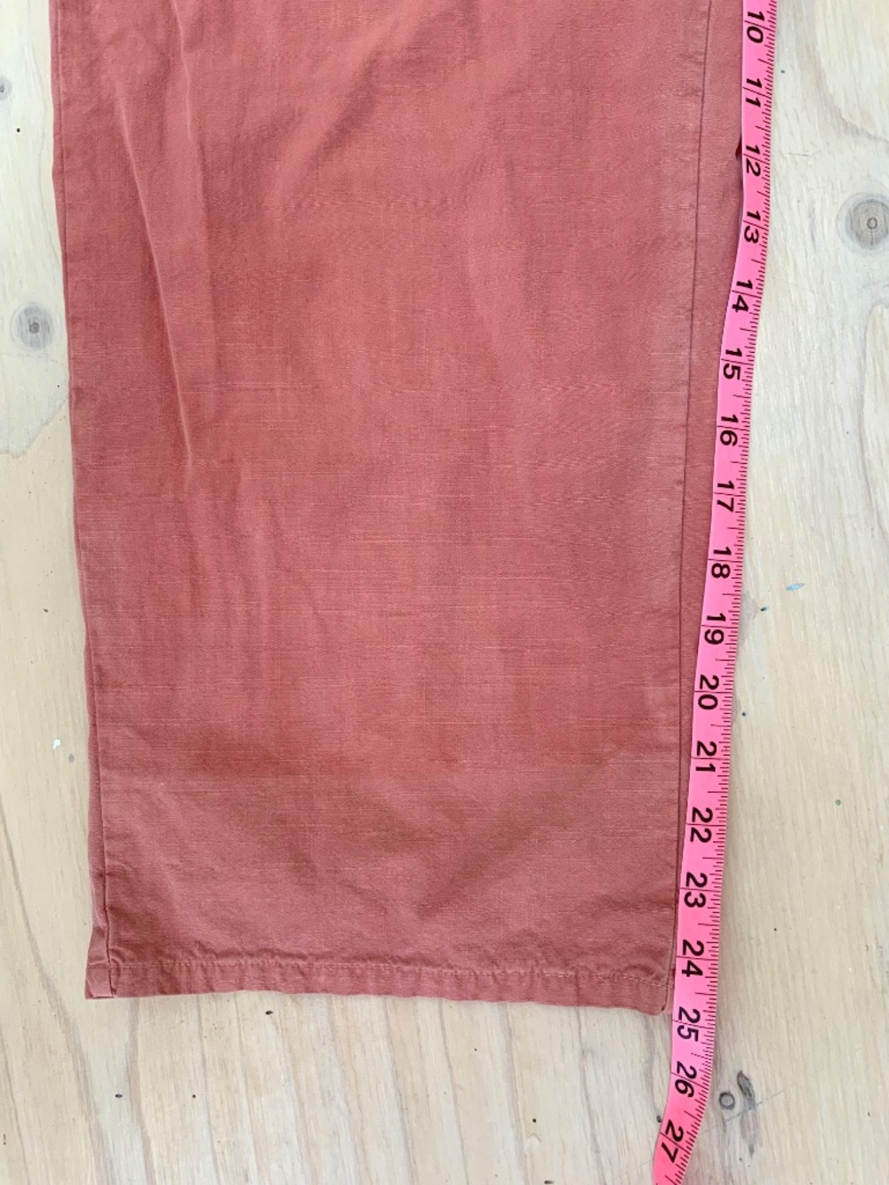 Rudy Jude cotton trousers in terracotta - Picture 5 of 5